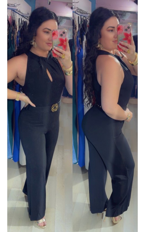 Combinaison pantalon avec ceinture