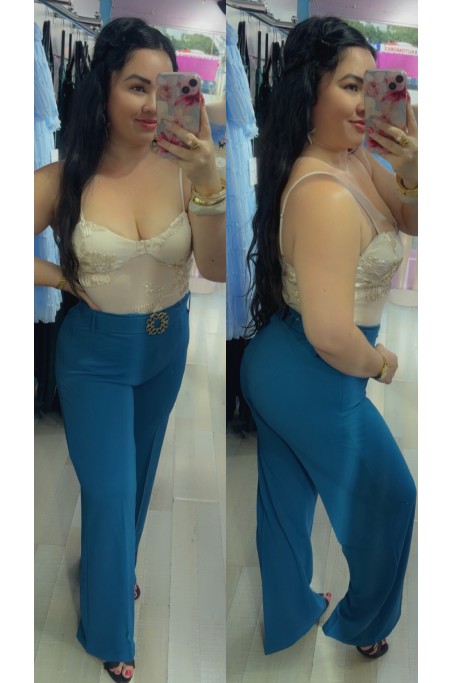 Body transparent détail broderie