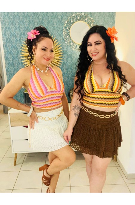 Jupe volante avec short intégré