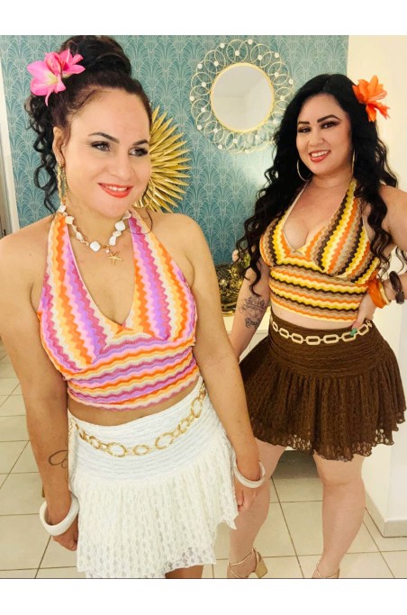 Jupe volante avec short intégré