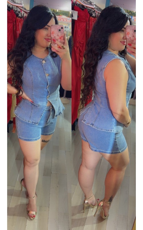 Ensemble short jeans