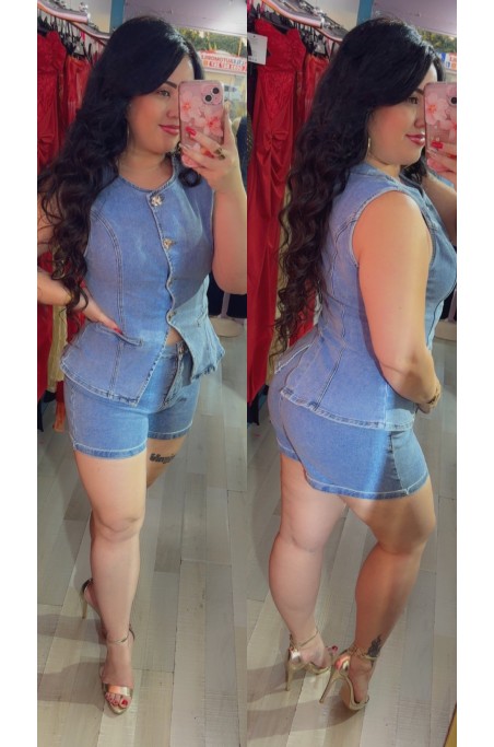 Ensemble short jeans
