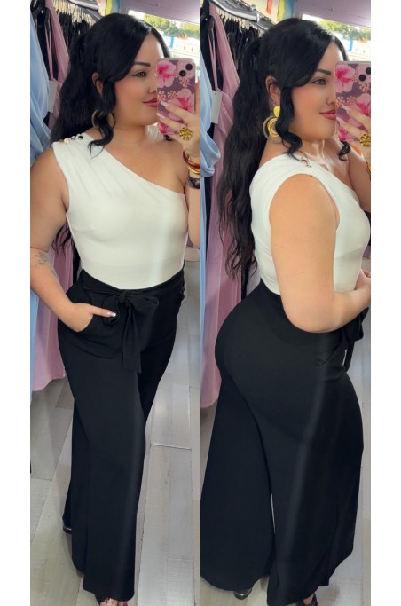 Combinaison pantalon asymétrique