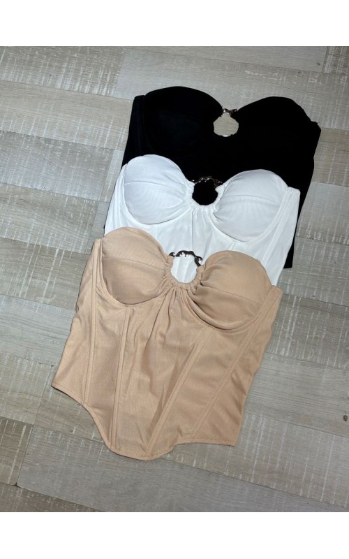 Top bustier style corset