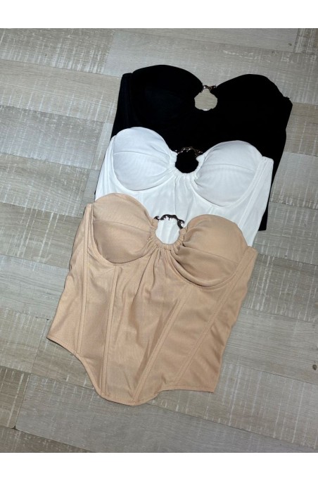 Top bustier style corset