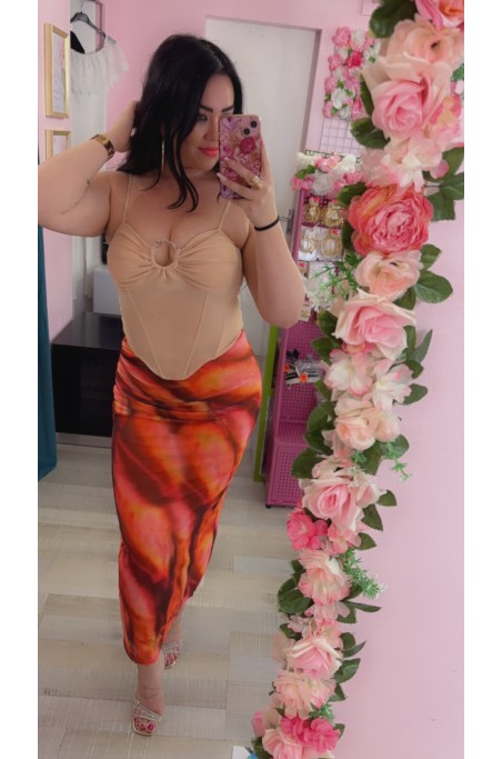 Top bustier style corset